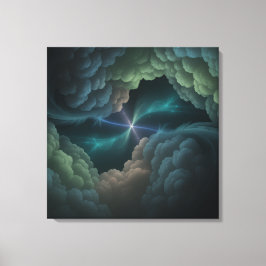 Toile de fond abstraite de nuages cosmiques