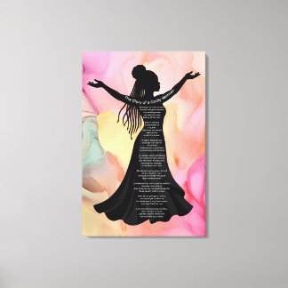 Toile de fond chrétienne de femme pieuse