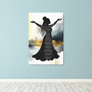 Toile de fond d'art murale chrétien inspirant pour