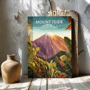 Toile de fond du mont Teide Tenerife Affiche de vo