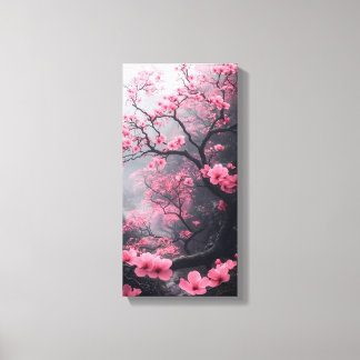 Toile de fond en fleurs de cerisier rose – Arbre S