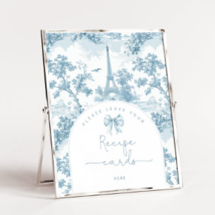 Toile de jour French verlasst hier Ihre Rezeptkart Poster