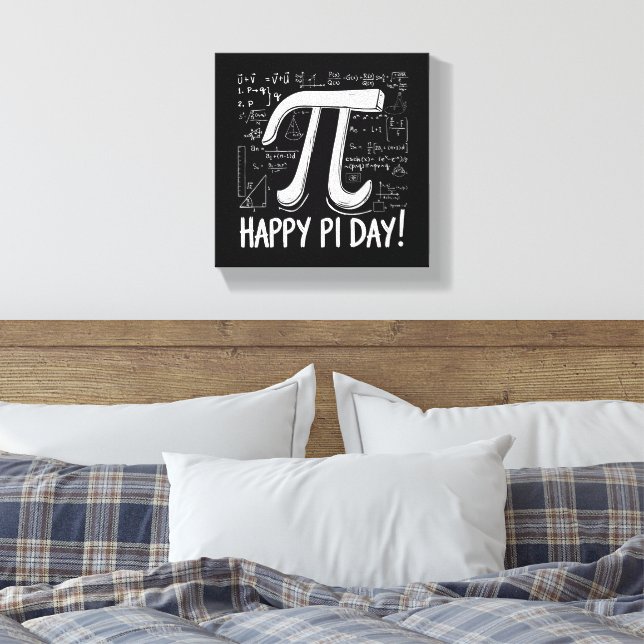 Toile de jour Pi Imprimer - Art mathématique éléga (Insitu(Chambre))