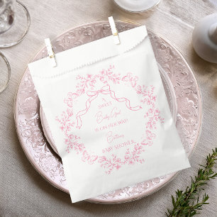 Toile de Jouy Chinoiserie Schmetterlinge Baby Show Geschenktütchen