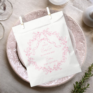 Toile de Jouy Chinoiserie Schmetterlinge Baby Show Geschenktütchen
