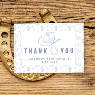 Toile De Jouy Cowboy Baby Shower Danke