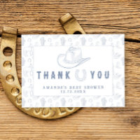 Toile De Jouy Cowboy Baby shower Merci