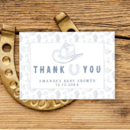 Toile De Jouy Cowboy Babydusche Danke