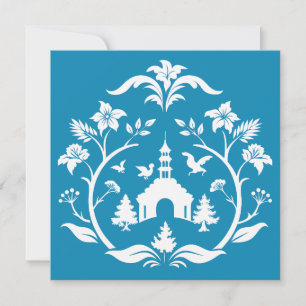Toile de Jouy Dankeskarte