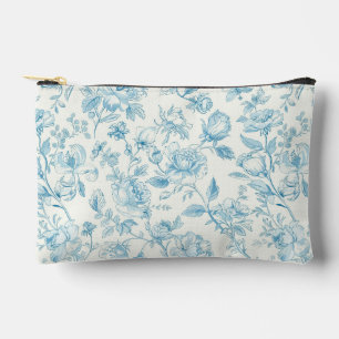 Toile de Jouy Französische Chinoiserien Pfingstros Zubehörtasche