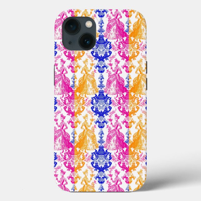 Toile De Jouy Geschichte der Drag Case-Mate iPhone Hülle (Rückseite)