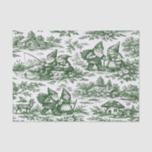 Toile de Jouy Gnom Papier-Taschentuch