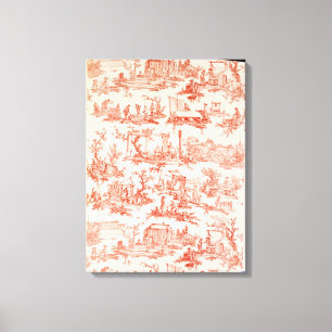 Toile de Jouy, illustrant les processus du manuf