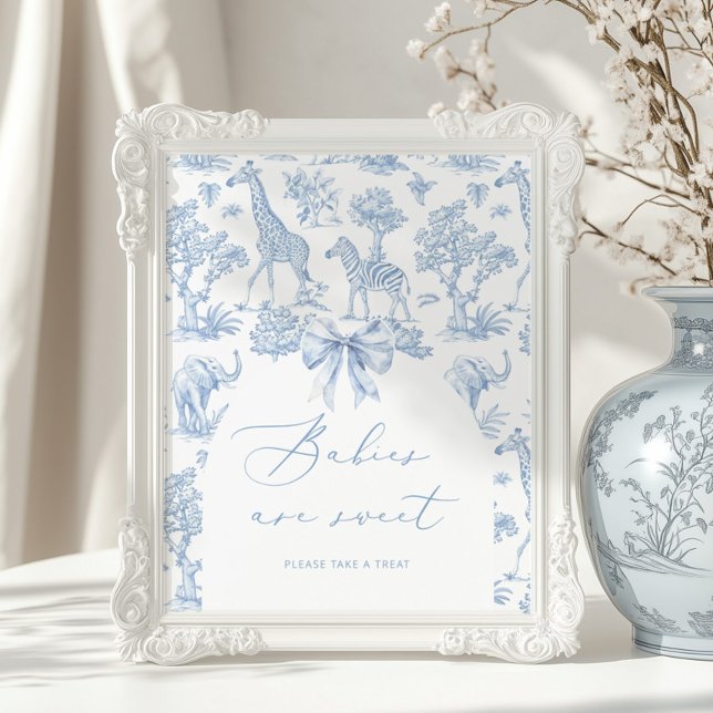 Toile de Jouy Safari Französische Babys sind süß Poster (Von Creator hochgeladen)