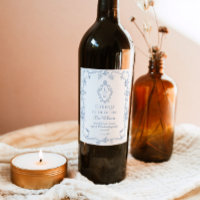 Toile de Jouy Vintag Frame Wappen Brautparty