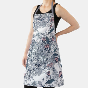 Toile-De-Jouy Vintage Französisches Muster Schürze