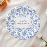 Toile De Jouy Woodland Babydusche Pappteller<br><div class="desc">Fügen Sie Ihrer Babydusche eine Touch Eleganz mit unseren Toile De Jouy Bow Baby Shower Paper Tellern hinzu. Diese Teller sind im klassischen und aufwändigen Toile De Jouy-Stil gestaltet und bestechen durch reizvolle Pastoralszenen, die zeitlose Eleganz und Charme verkörpern. Der zarte Bogen-Akzent steigert das Design und macht diese Teller zu...</div>
