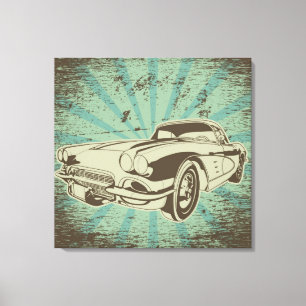 Toile de la voiture du grand-papa