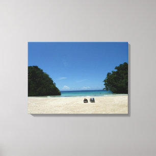 Toile de mur de photo de la Jamaïque de plage de