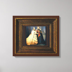 toile de portrait Mariage Queen Victoria Imprimer