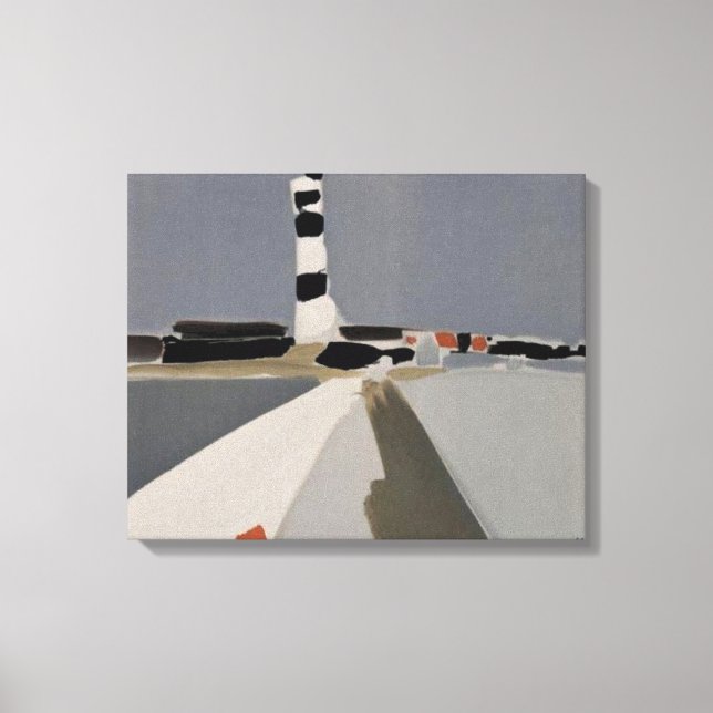 Toile de stael le phare, 1953, Nicolas de Staël (Recto)