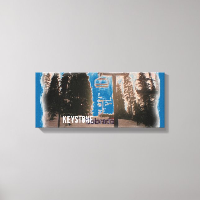 Toile de téléski Keystone Colorado (Recto)