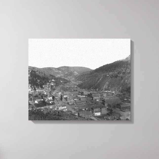 Toile Deadwood, photo de Livingston's Hill (Recto)