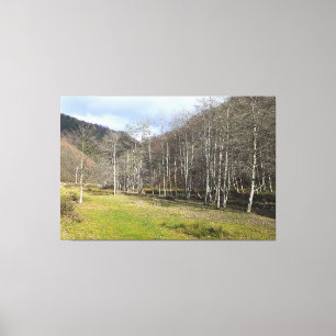 Toile Début d'automne au bord de la rivière - Wild Natur