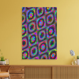 Toile Décalage de couleur spectrale de la physique quant