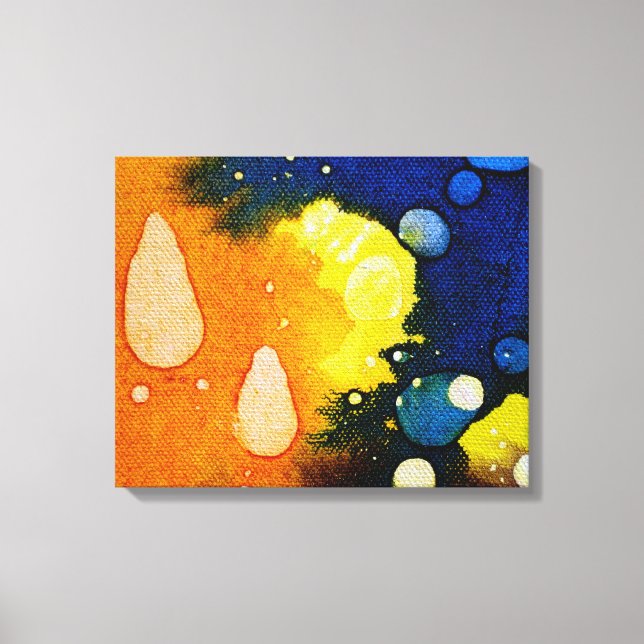 Toile Décès Polychromoptique par Michael Moffa (Recto)