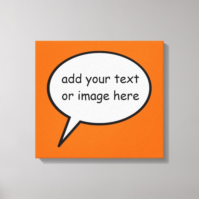 Toile décor de ballon de bande dessinée (Recto)