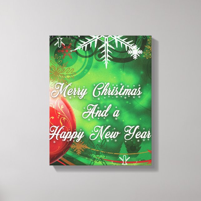Toile Décor de Noël (Recto)