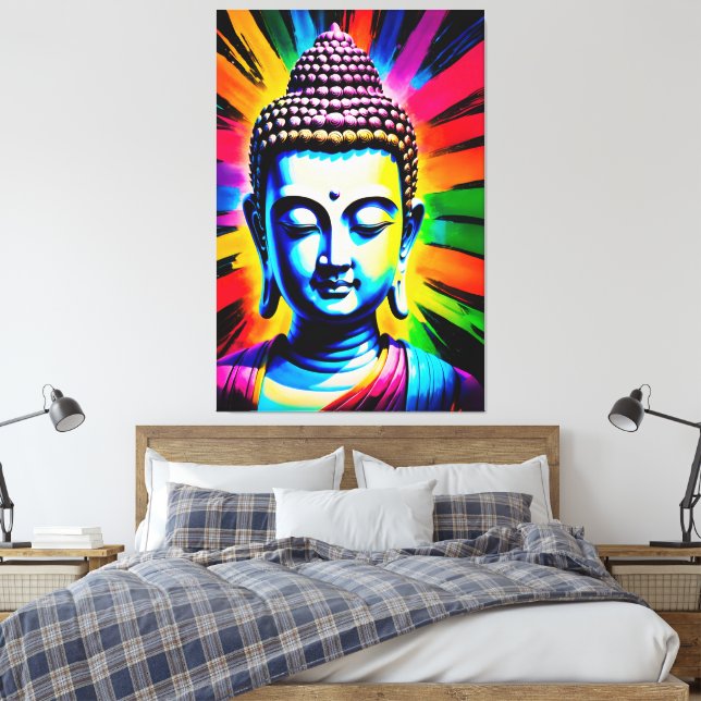 Toile Décor du néon bouddha (Insitu(Chambre))
