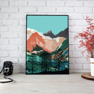 Toile Décor du salon, Mur de paysage Art