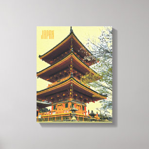 Toile Décor du sanctuaire japonais Voyage au Japon