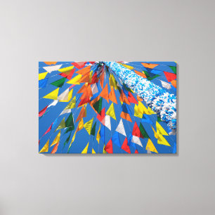 Toile Décoration de drapeau triangulaire