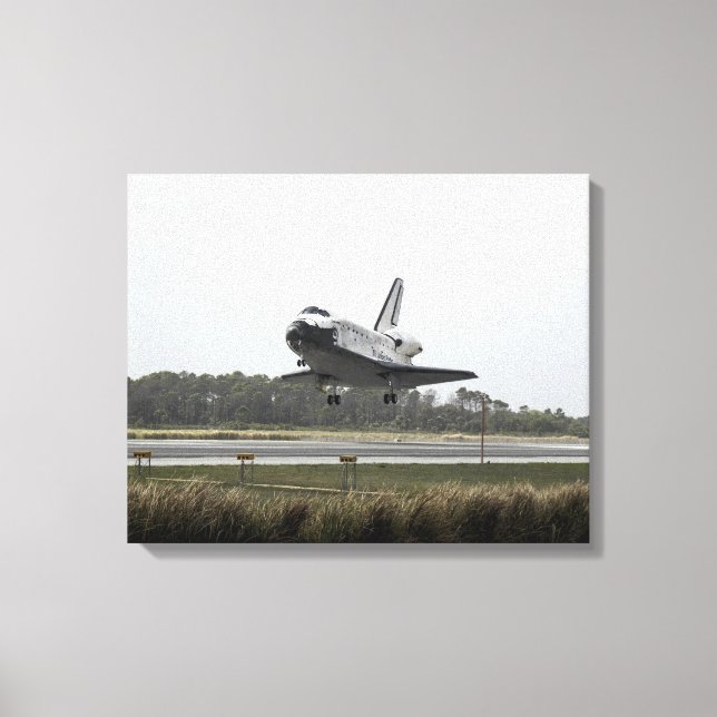 Toile Découverte de navette spatiale approche l'atterris (Recto)