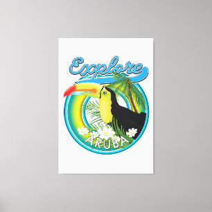 Toile Découvrez le logo Aruba