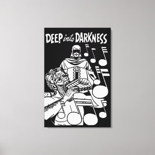 Toile Deep Into Dark Comics Vintage Grim Reaper art