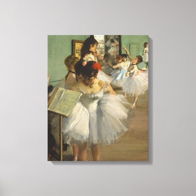 Toile Degas Classe Danse Danseurs de ballet Ballerina Ar (Recto)