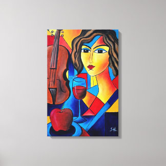 Toile Déjeuner avec des Couleurs