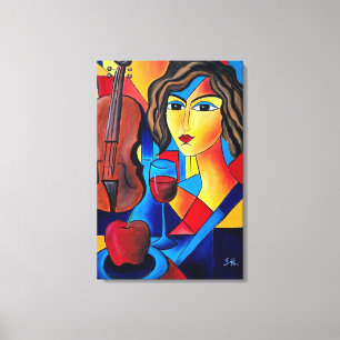 Toile Déjeuner avec des Couleurs