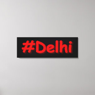 Toile "#Delhi" Joli Design. Commandez dès maintenant 