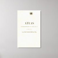 Demi-titre géographique et physique Atlas