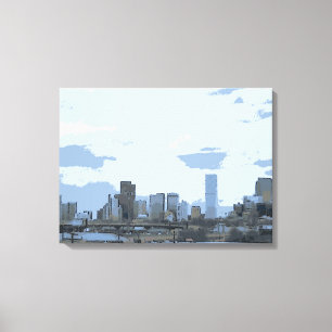 Toile Denver Colorado dessin artistique