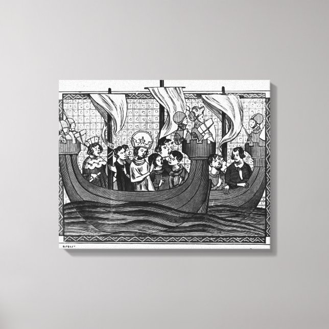 Toile Départ de Saint-Louis pour la croisade (Recto)