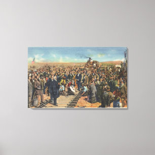 Toile Dernier Spike - Chemin de fer