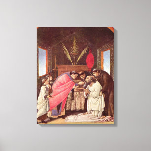 Toile Dernière communion de saint Jérôme - Botticelli