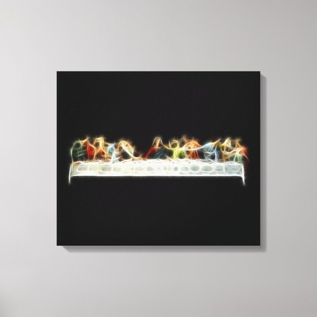 Toile Dernière Supper da Vinci Jesus Fractal Peinture (Recto)