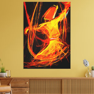 Toile Derviche tourneur soufi mystique - Art abstrait